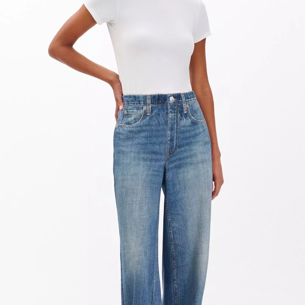 rag & bone miramar wide leg sweatpant jeans